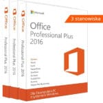 office 2016 professional plus 3 stanowiska